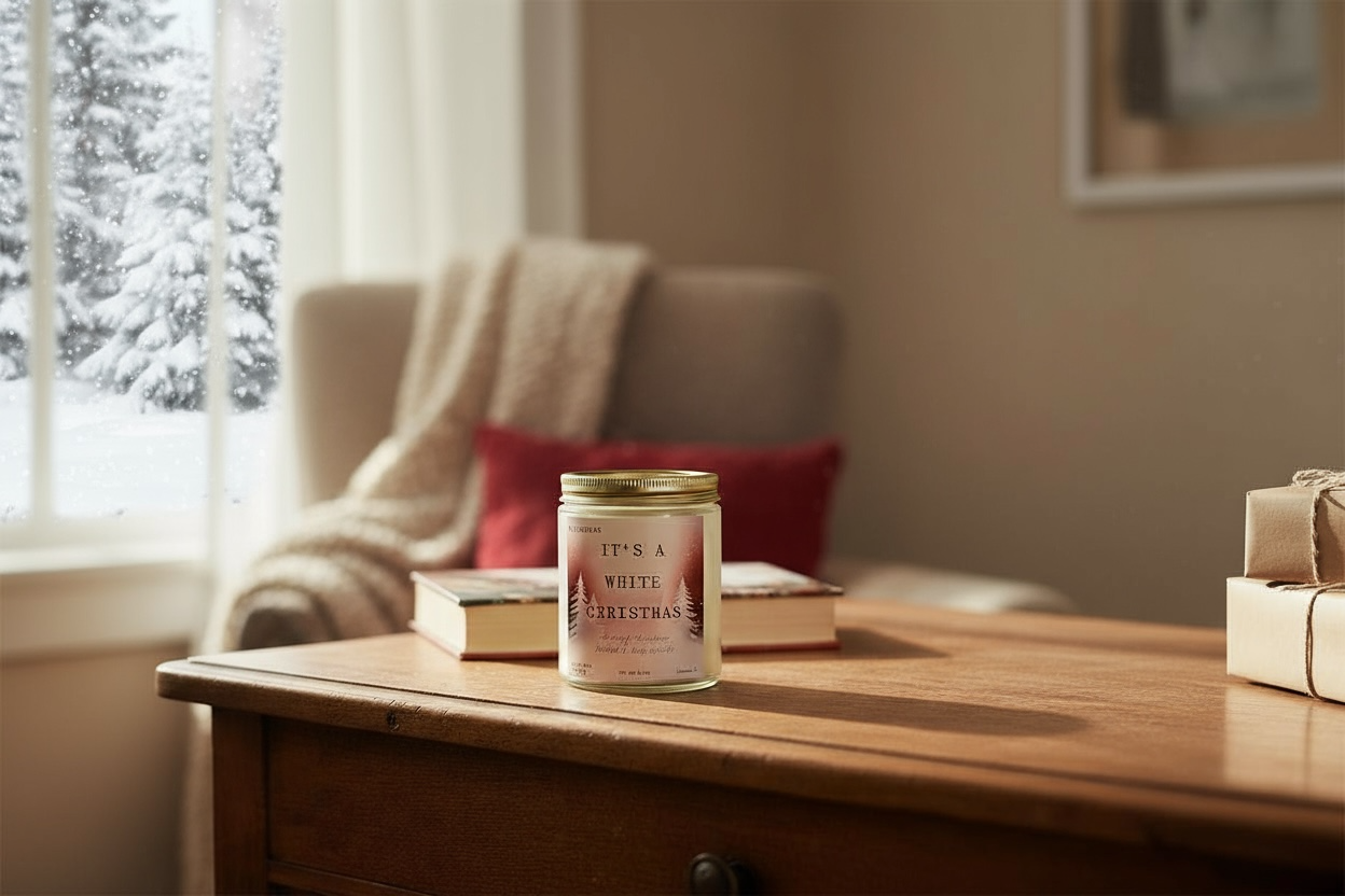 It’s A White Christmas 8 oz Candle